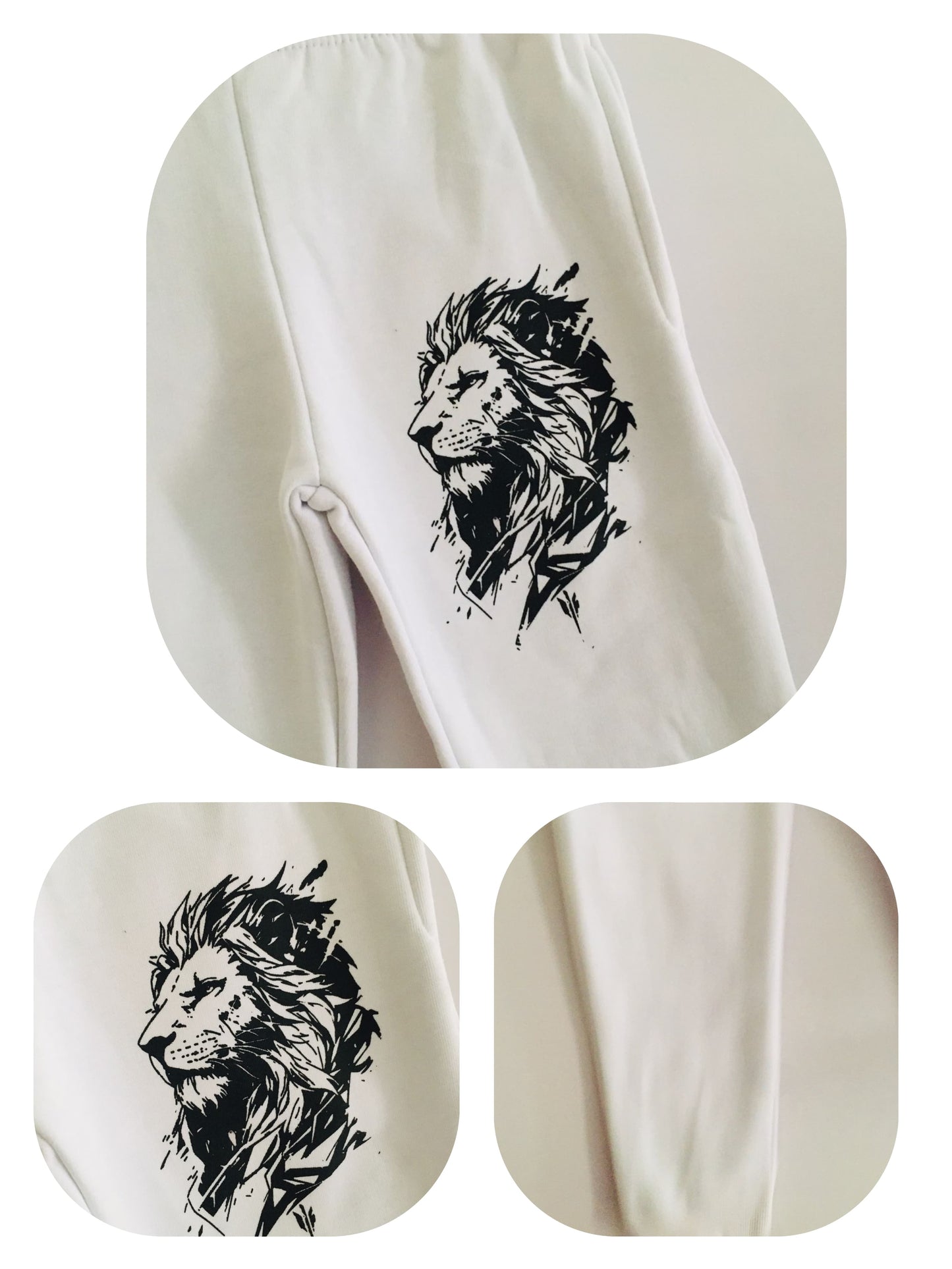Lion White Trousers Boys (008)