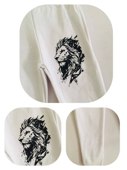 Lion White Trousers Boys (008)