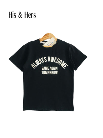 Always Awesome Black T Shirt Boys 121
