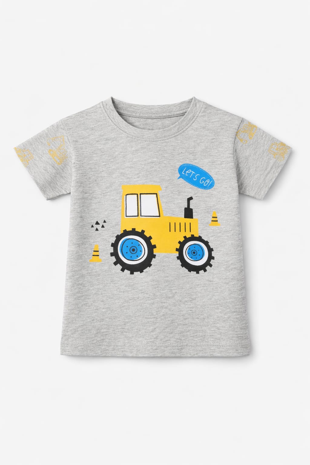 Yellow Tractor Fun T-shirt 250
