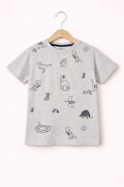 Black Dragons Printed Boys T-Shirt 251