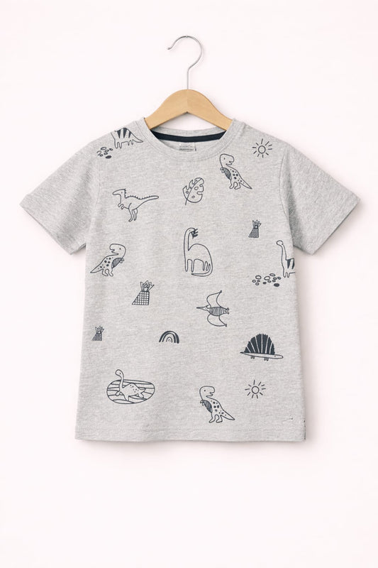 Black Dragons Printed Boys T-Shirt 251