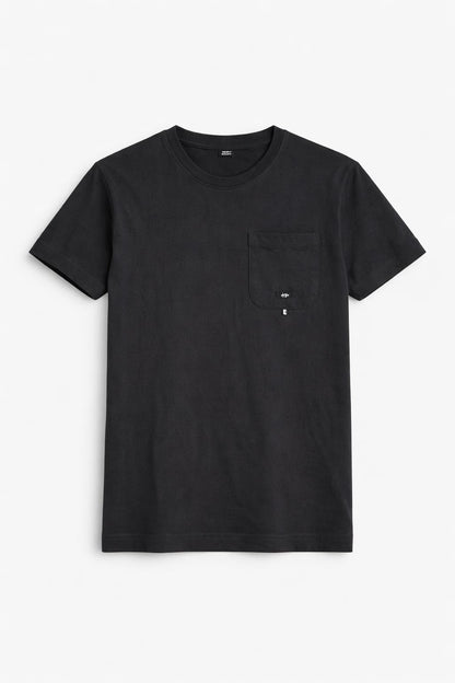 Black  With Pocket Men's T-Shirt 540