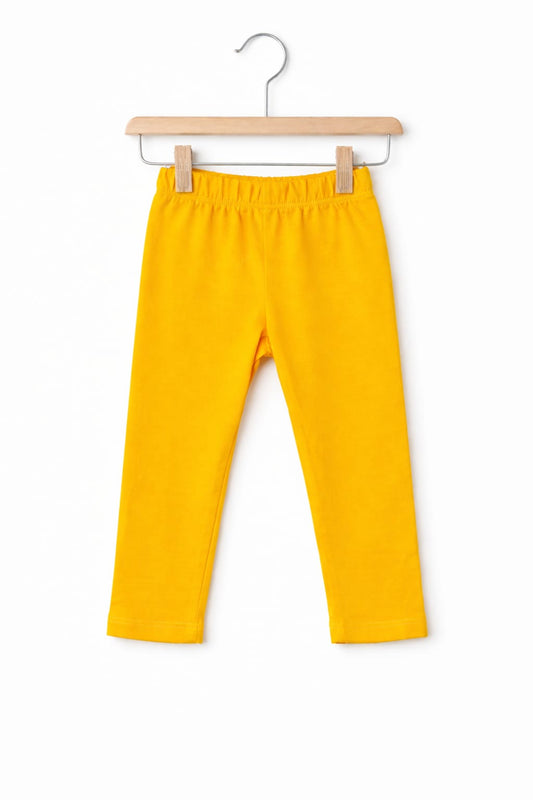 Yellow SoftFit Red Girls Tights