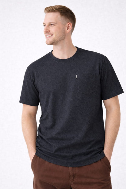 Black With Pocket Men's T-Shirt  539