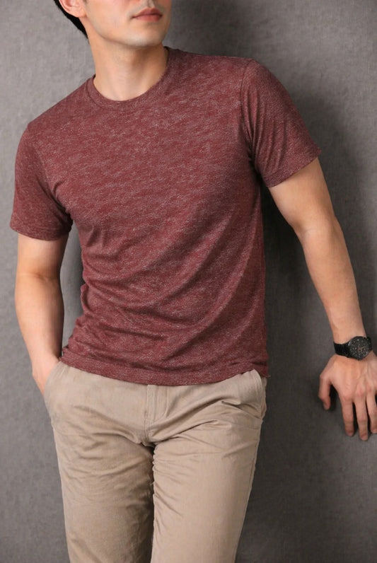 Brown  Plain Men's T-Shirt  539