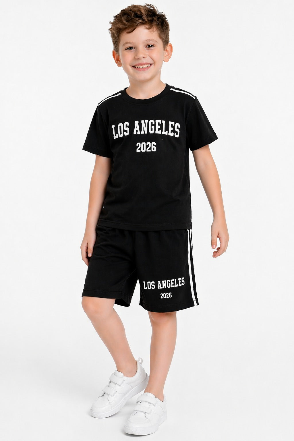 [Los Angeles 2026] Printed Black Boys Nicker  526