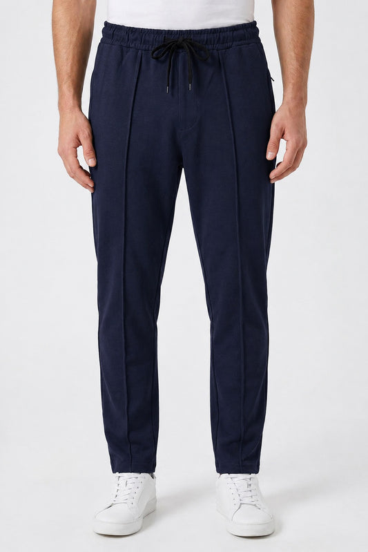 Men’s Premium  Pique Trouser – Navy