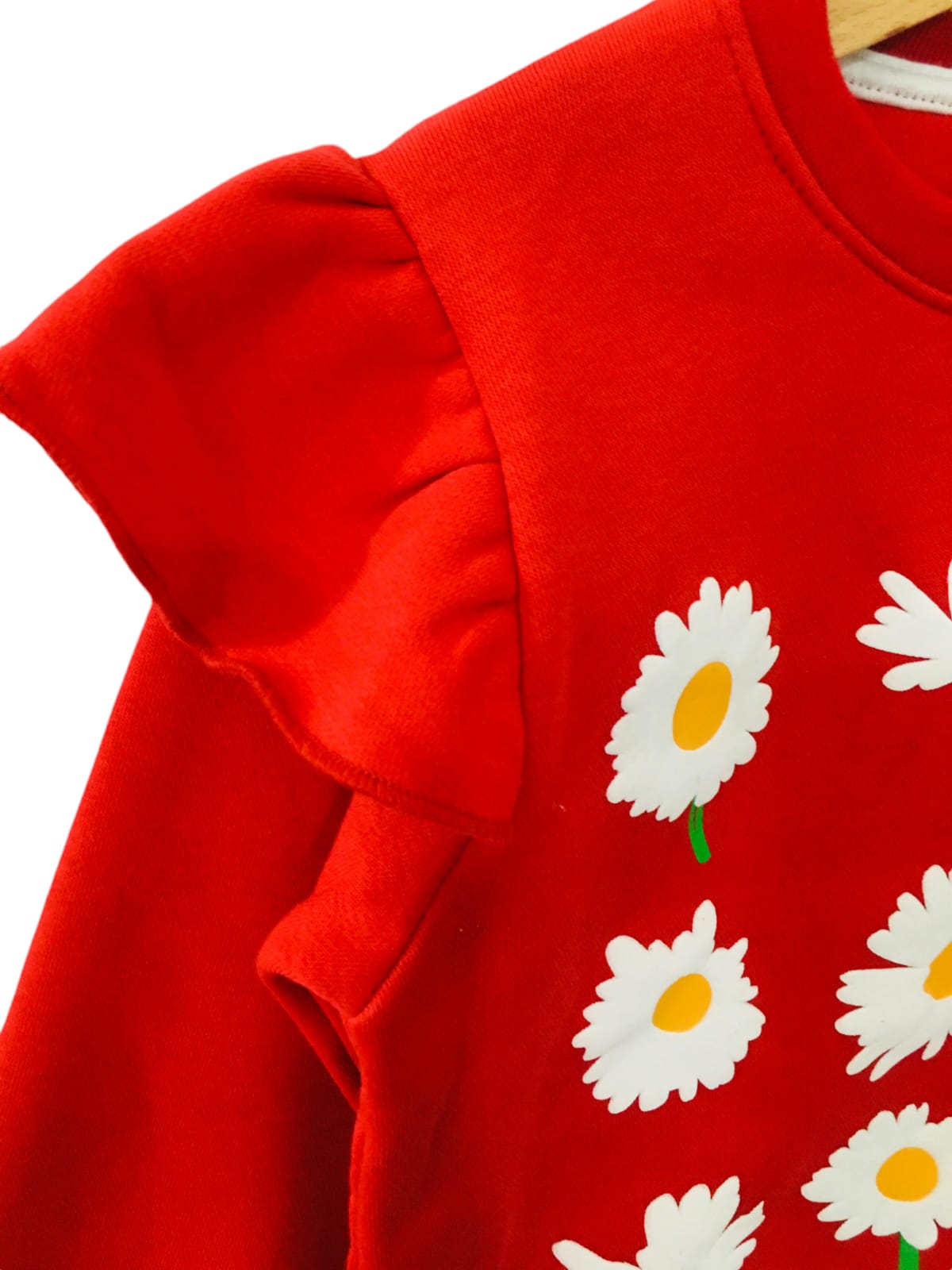 Beautiful Flowers In Bloom Red Tracksuit Girls (004)