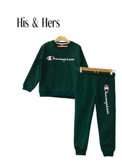 Champion Dark Green Tracksuit Unisex 003