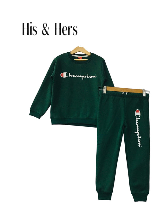Champion Dark Green Tracksuit Unisex 003
