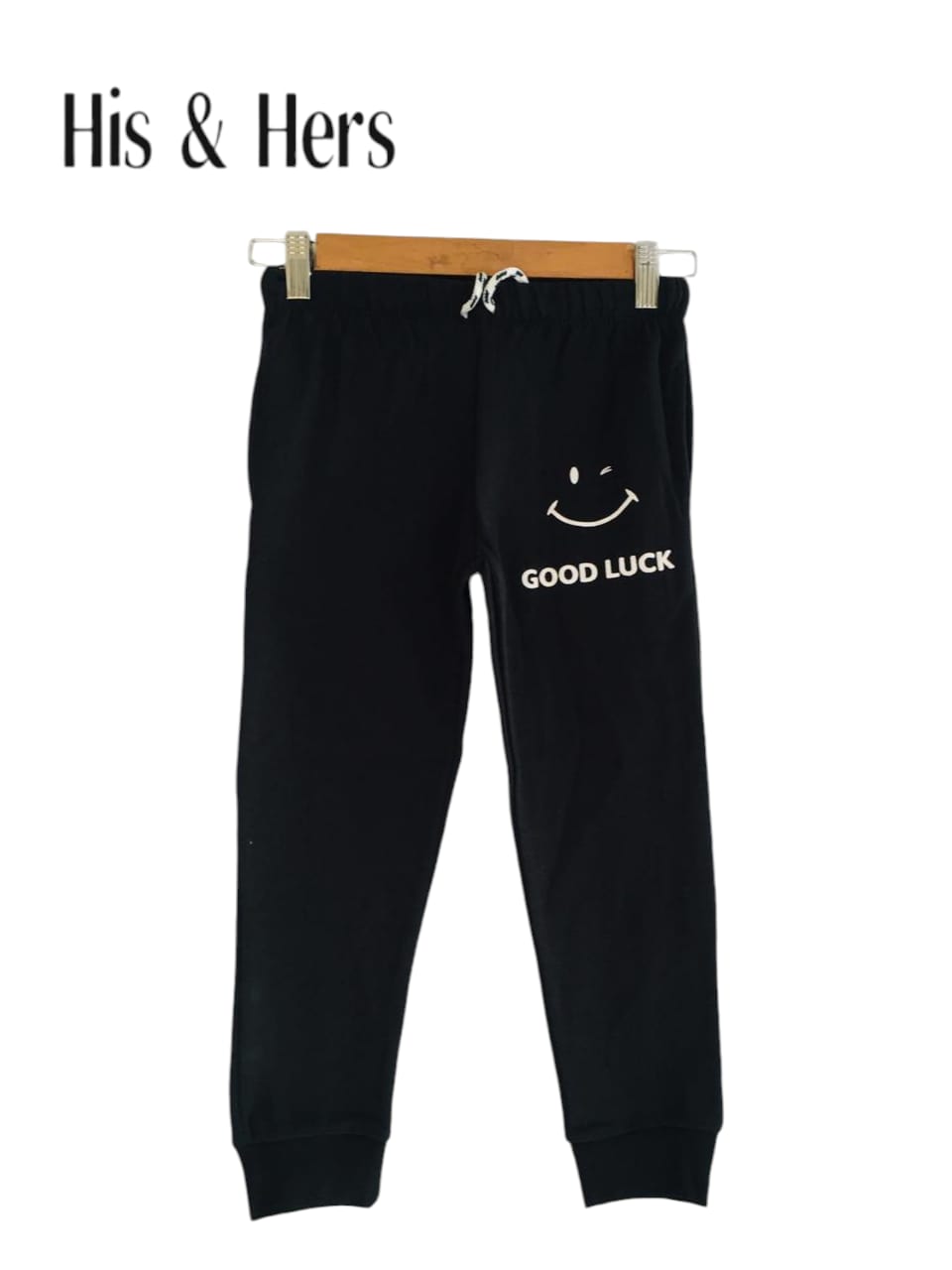 Good Luck  Black Trousers Unisex (008)