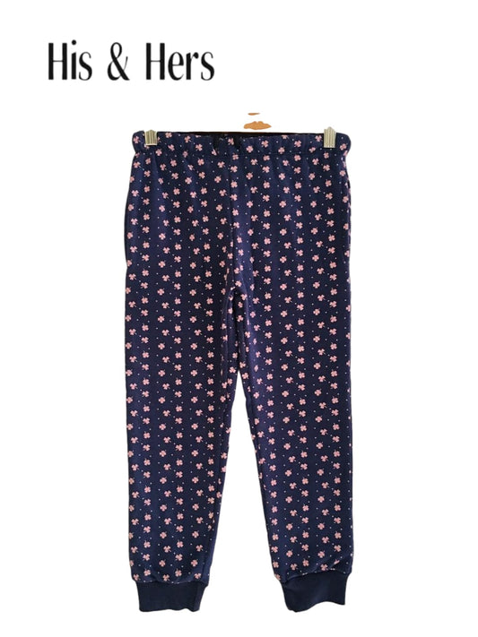 Full of Flowers Purple Trousers Girls(009)