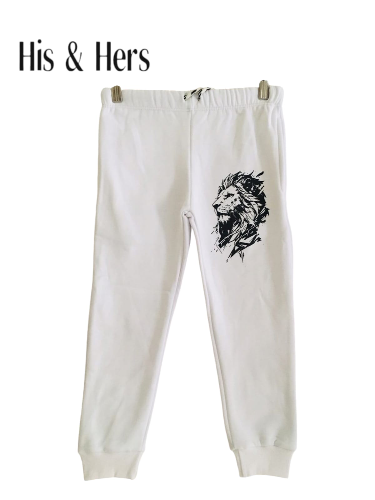 Lion White Trousers Boys (008)