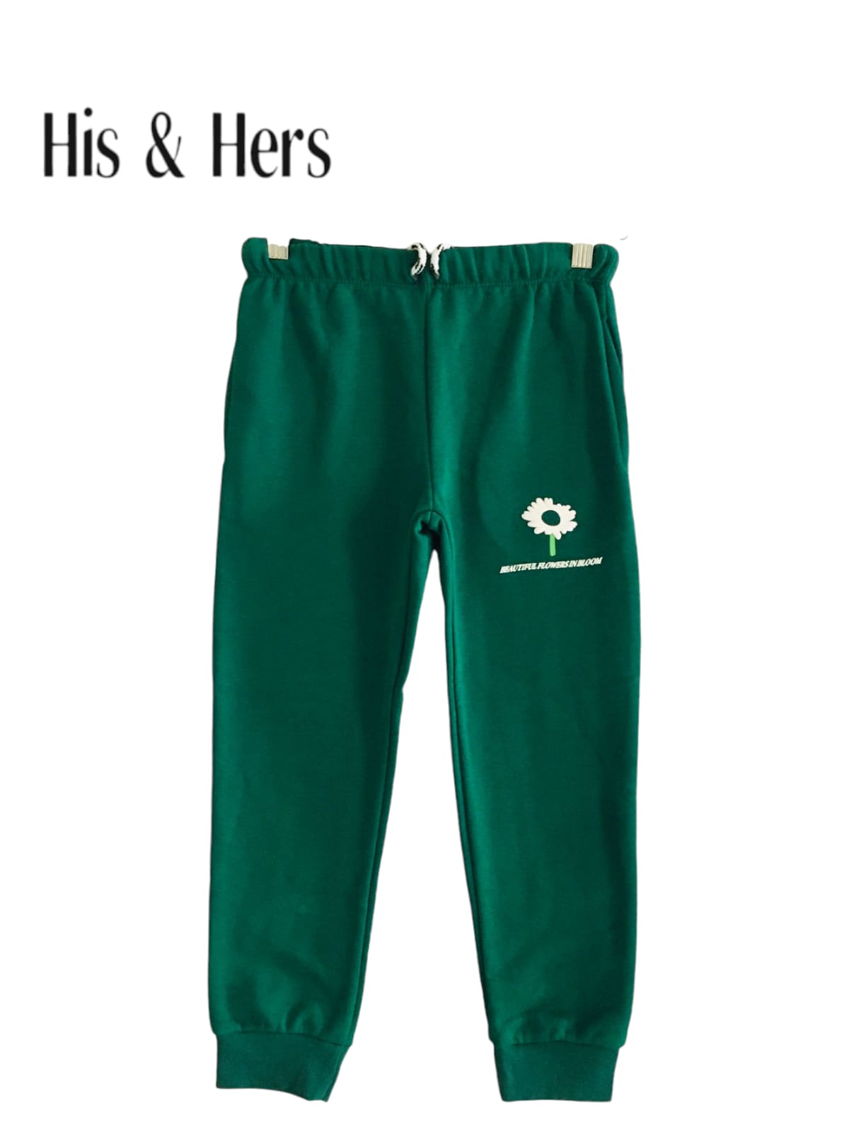 One Flower Green Trousers Girls(010)