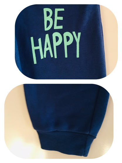 BE HAPPY Royal Blue Trousers Unisex （008）