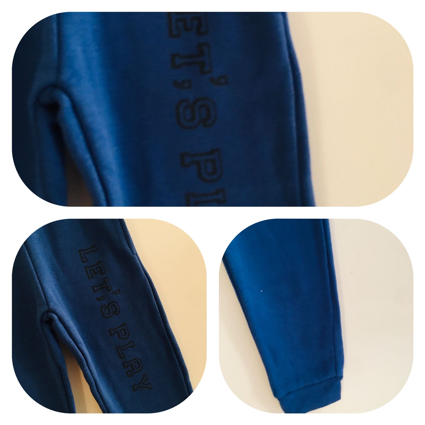 LET'S PLAY Royal Blue Trousers Unisex （009）