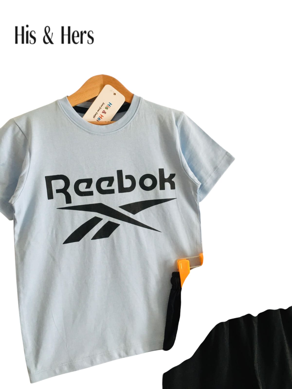 Reebok Light Blue Nicker Suit Boys 122