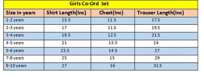 Blue Flower Fun Girls  Co-Ord Set 508