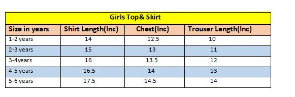 Pink Bike Printed Red Girls Top & Skirt