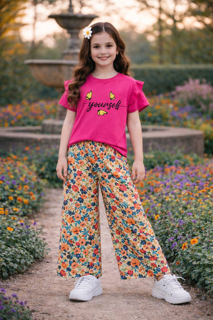 Yourself Pink T-Shirt & Cotton Flapper 446