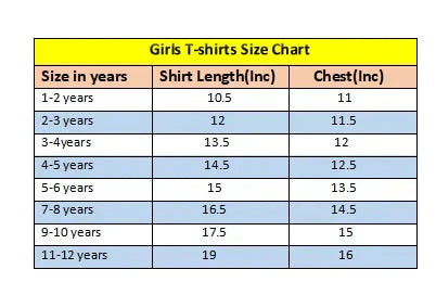 Rainbow Unicorn Printed Orange T Shirt Girls 427