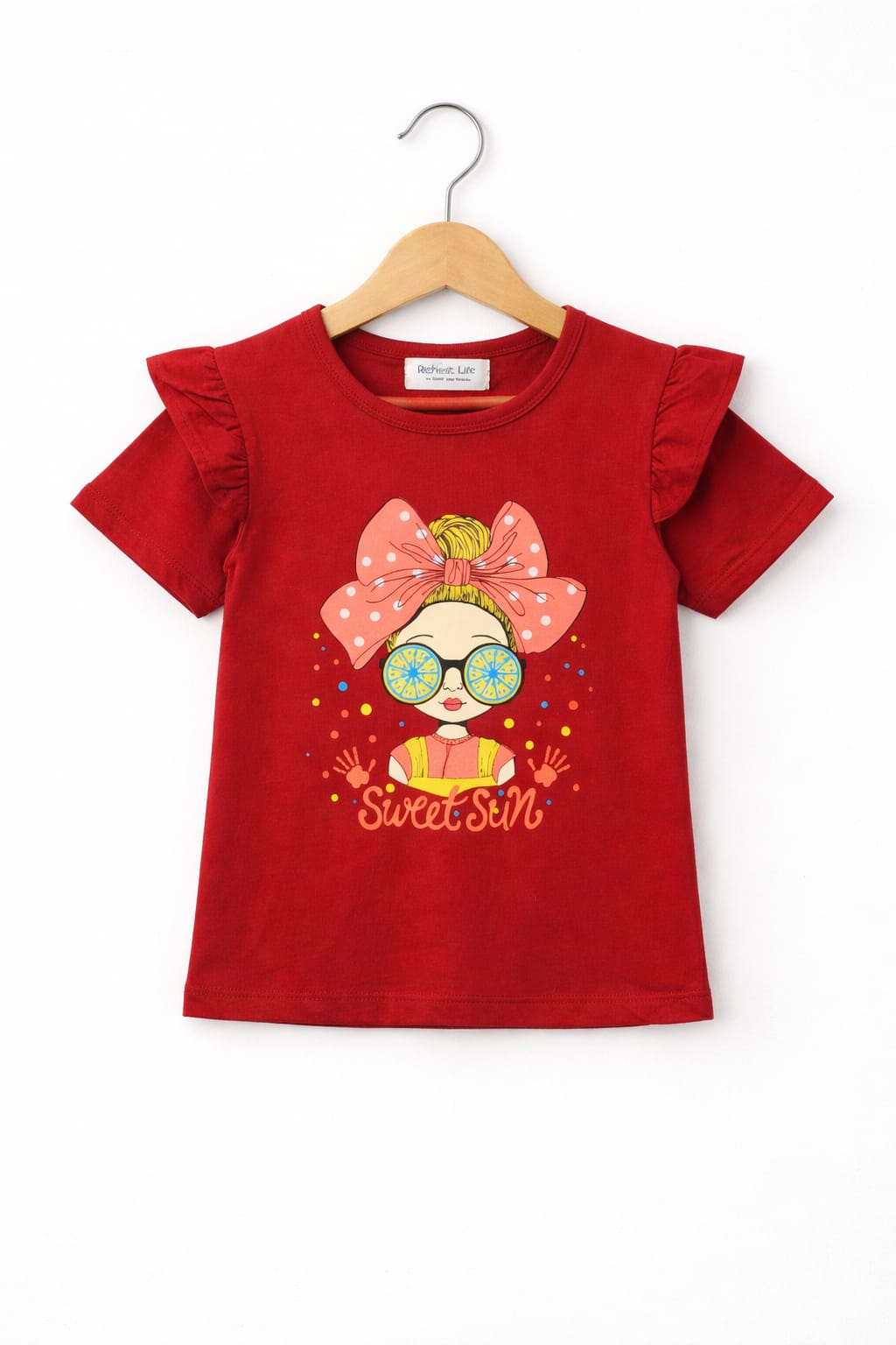 Sweet Girl Mahroon T-Shirt Girls 420