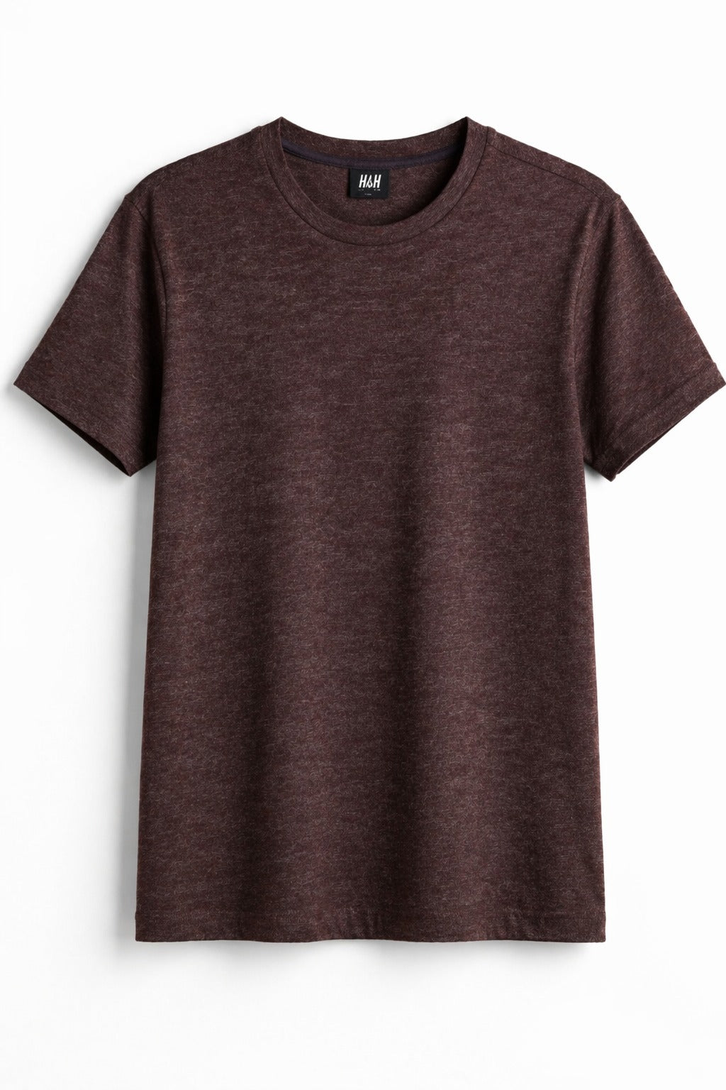 Chocolate Brown Plain  Men's T-Shirt  546