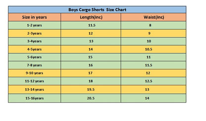 6 Pocket Cargo Soft  Cotton  Boys Shorts -Off- Olive Green Color 438