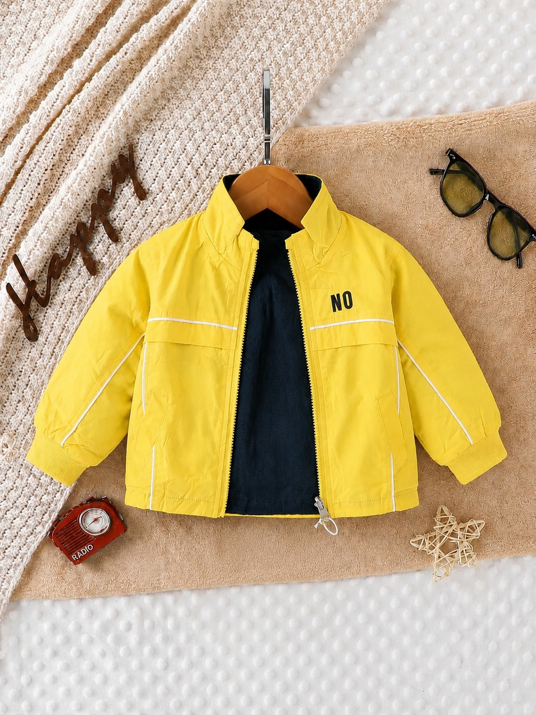 Yellow Reflective Kids Jacket 212