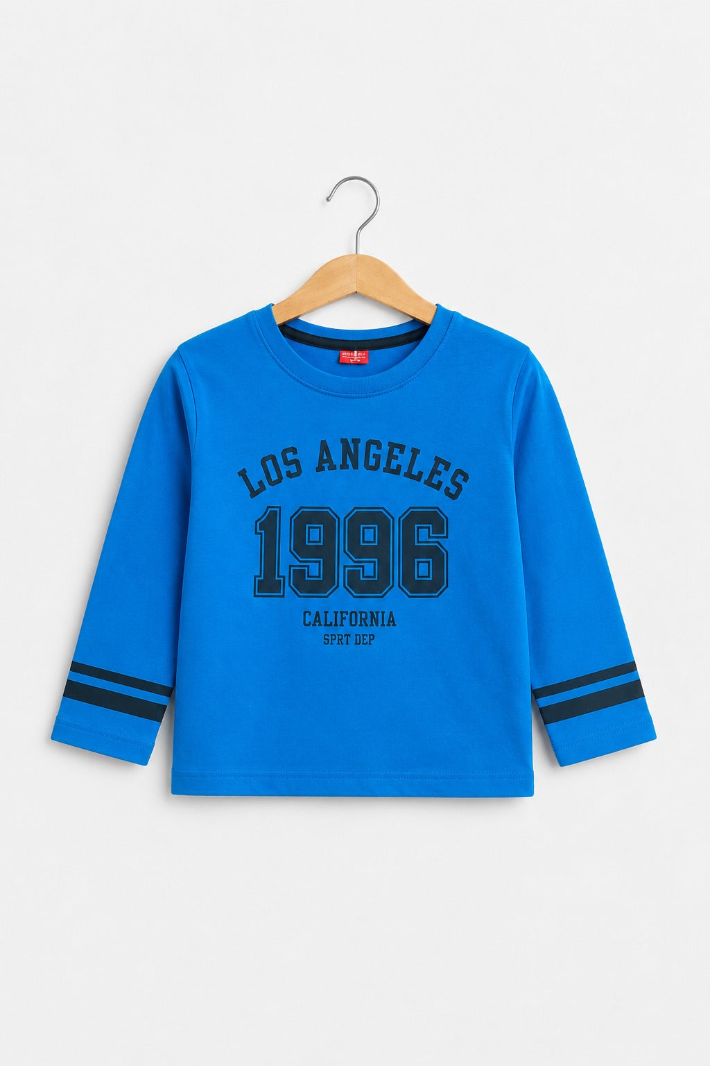 Los Angeles 1996 Printed Royal Blue Boys  Shirt