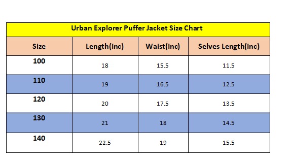 Urban Explorer Puffer Jacket- Green 903+904+909