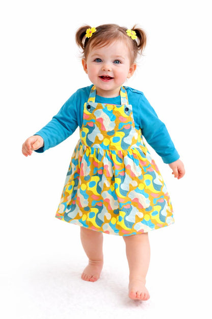 Little Rainbow Garden  New Born Girls Dress 301