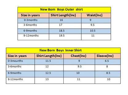 Royal Blue & Mustard Boys Romper Set 220
