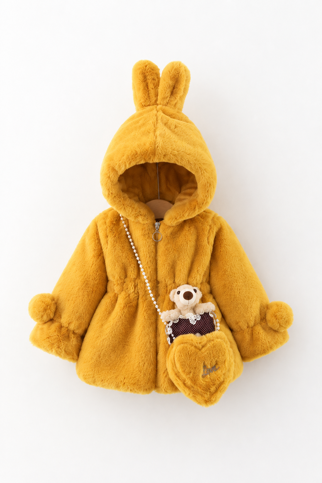 Royal Berry Bunny Coat - Mustard 925
