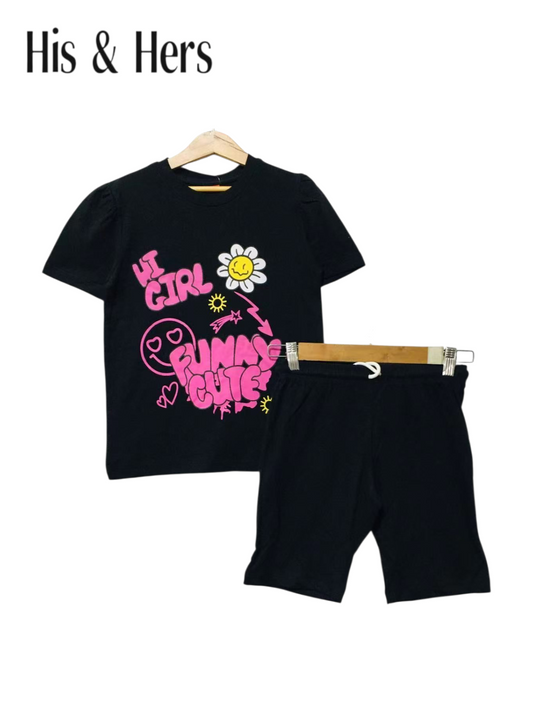 Hi Girls Black Nicker Suit Girls 226