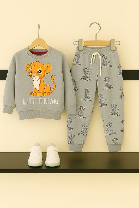 LITTLE LION Grey Tracksuit Boys 129