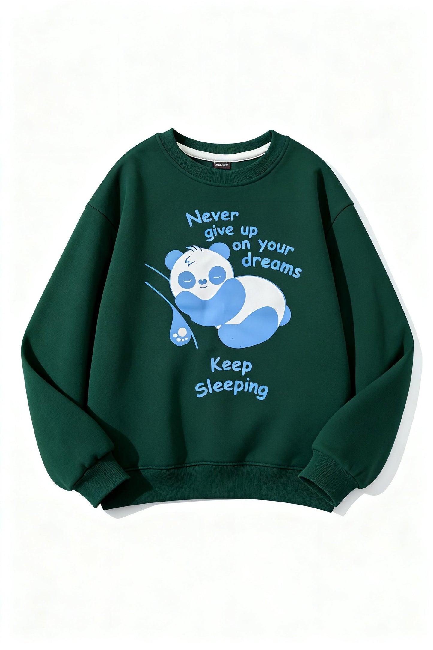 Kids Dark Green Sweatshirt – Keep Smiling 214