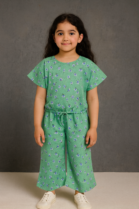 Mint Blossom Green Skate Fish Girls