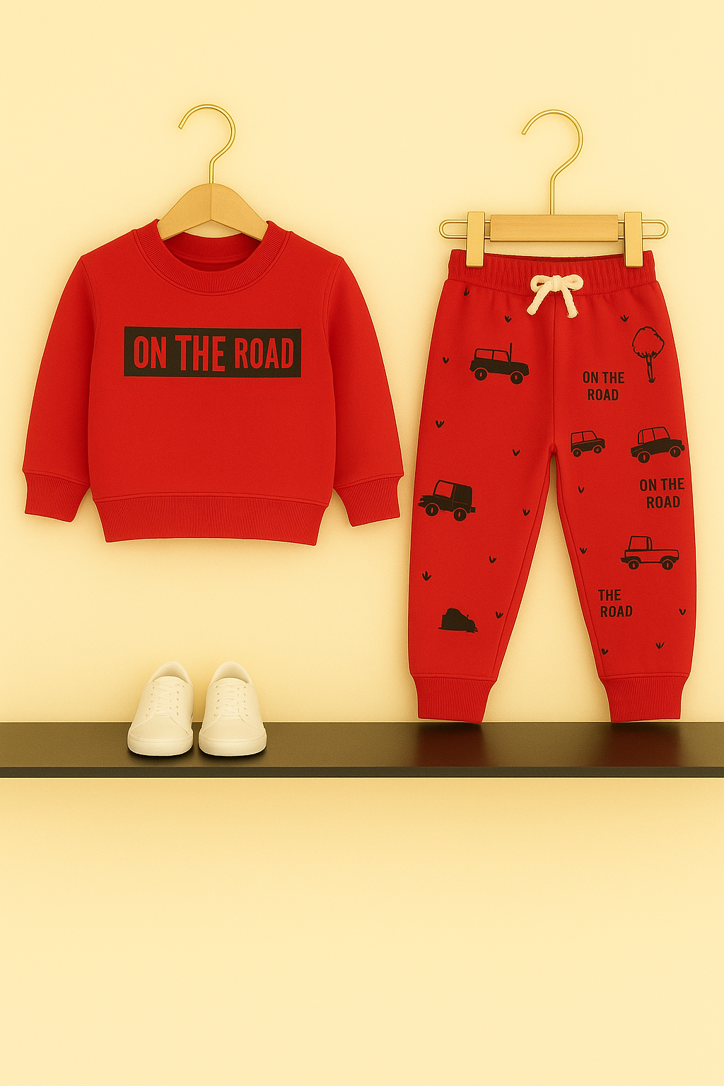 Red "On The Road" Boys Tracksuit 113