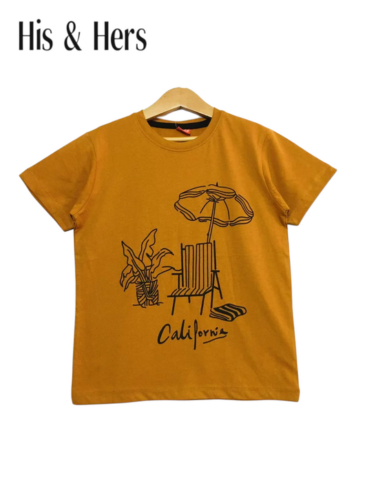 Umbrella Burnt Orange T-Shirt Boys 121