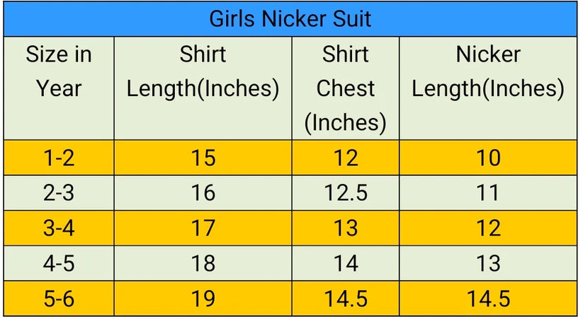 Doll Printed Peach Red Girls Nicker Suit 121
