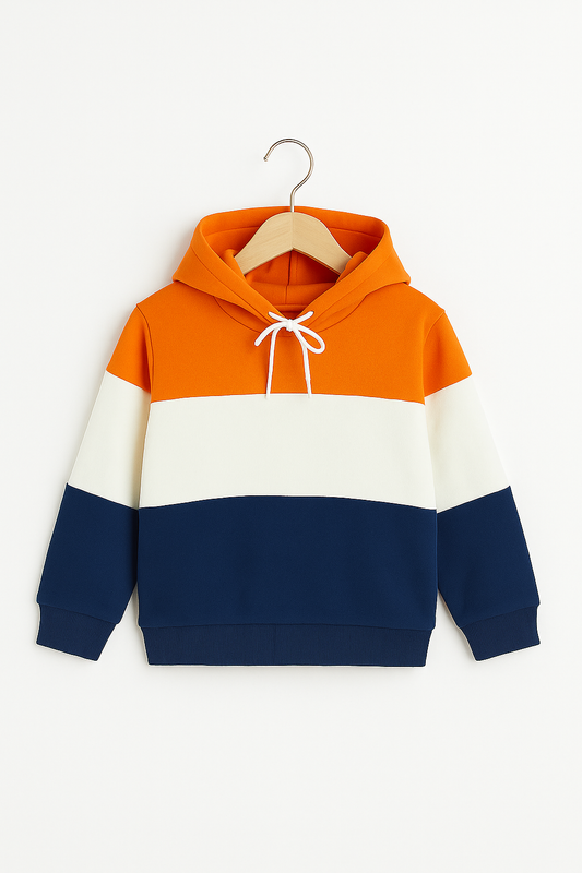 Orange White Blue Hoodie 285