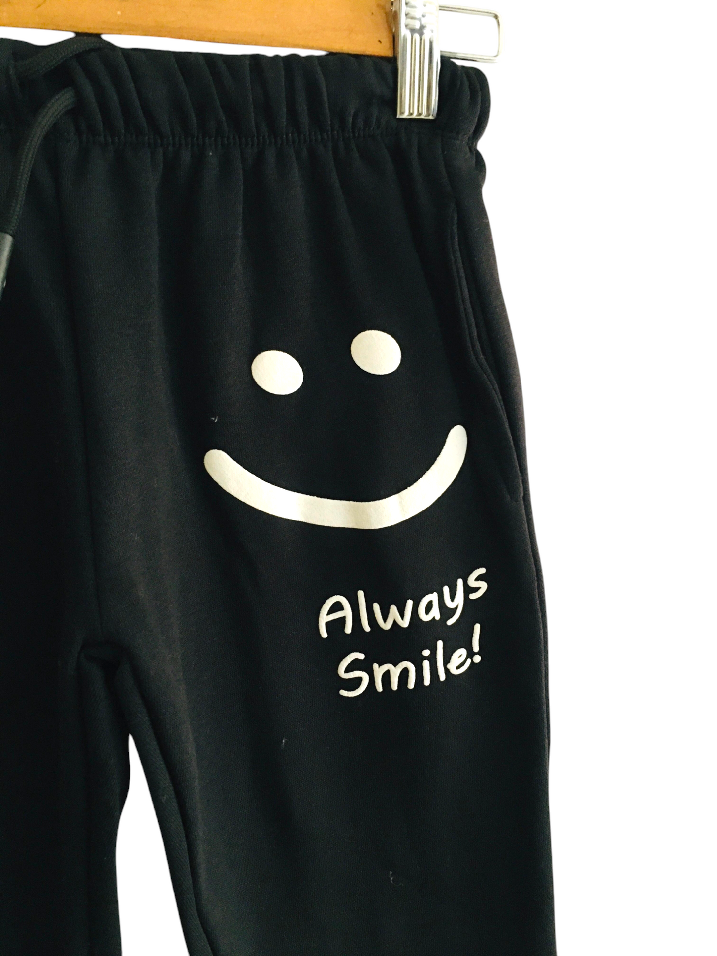 Always Smile Black Trousers Boys