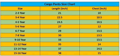 Mid Blue Kids Cargo Jeans – Elastic Waist 451