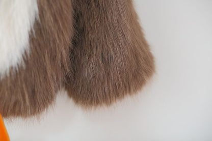 Penguin Plush Jacket-Brown 923