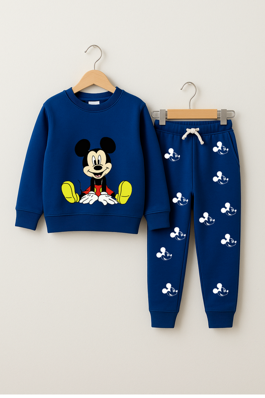 Mickey Mouse Printed Royal Blue Tracksuit Boys 113