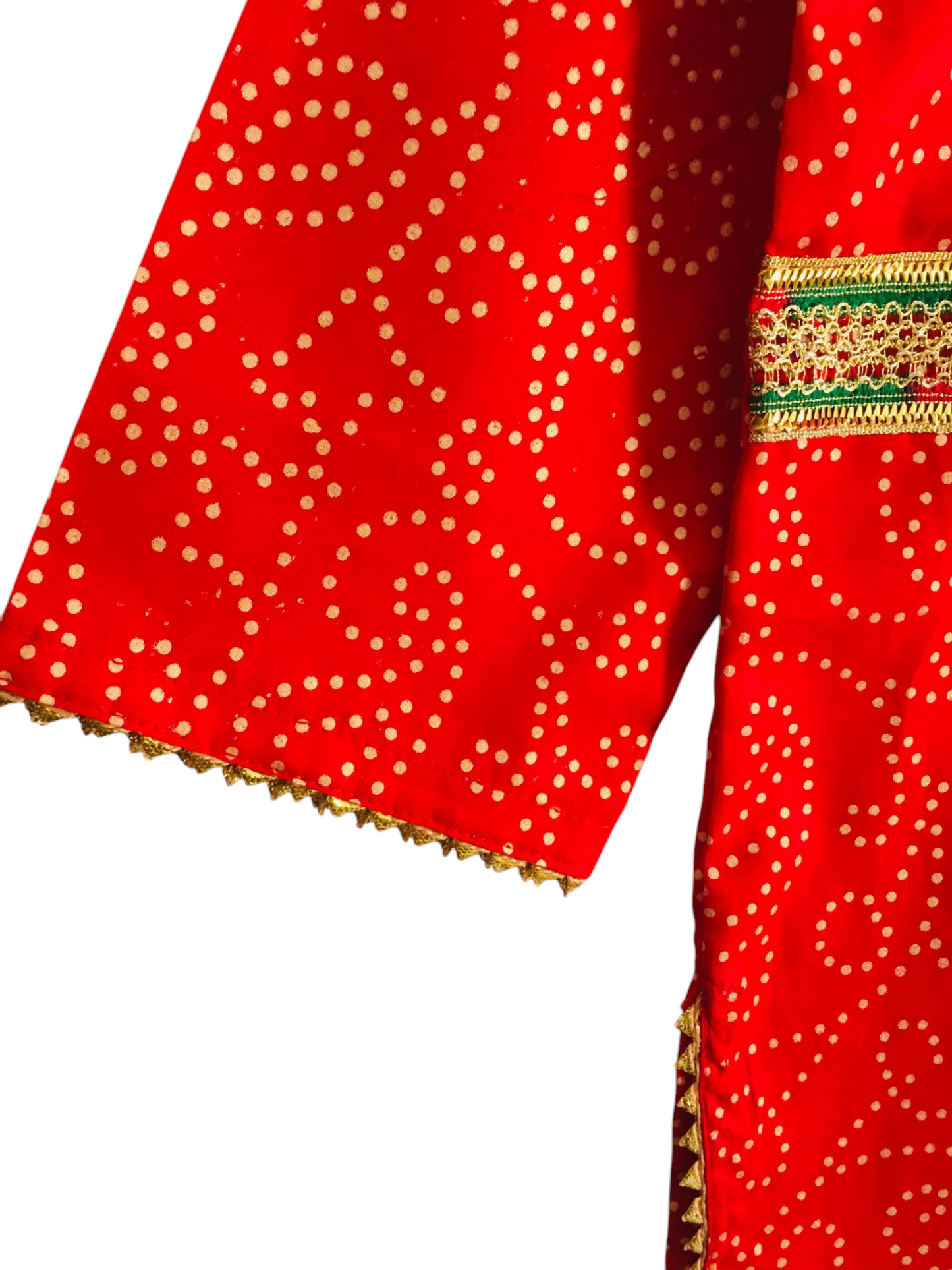 3PCS Net Dubatta Red Girls Suit 243