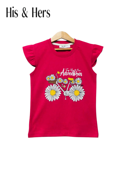 Adventures Pink T-Shirt Girls