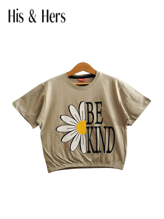 BE KIND T-Shirt Short Length Girls 219